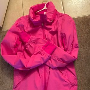 COPY - lululemon run hustle jacket, size 8, Paris pink